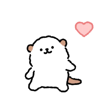 꾸물꾸물 수달이네요