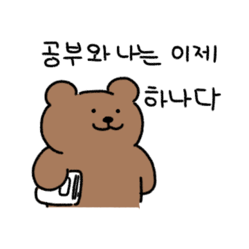 곰돌이의 공부생활