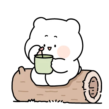 행복뿜뿜~ 하양곰 두루