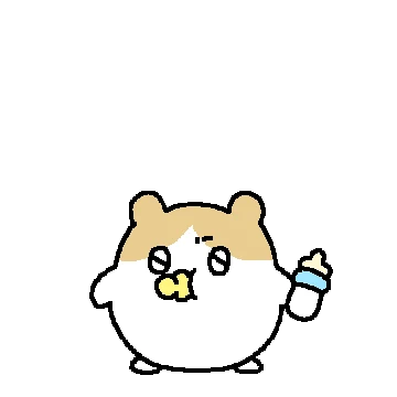 정중하게 말하는 햄스터