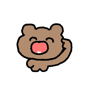 행복한 대두 곰