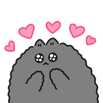 블랙포메라니안 하트하트 캉