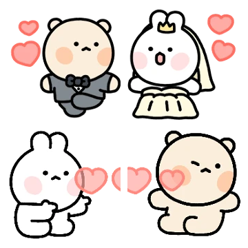 아기자기 곰돌찡토끼찡