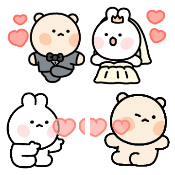 아기자기 곰돌찡토끼찡