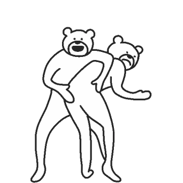 요란하게움직이는곰