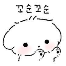 포슬포슬 꼬마 강아지 꼬몽이