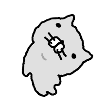 찌그러진 냐옹이