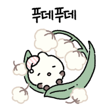 솜털주의보! 목화솜또끼 등장!