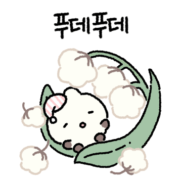솜털주의보! 목화솜또끼 등장!