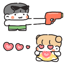 미니미니빔을 맞은 짝짜콩