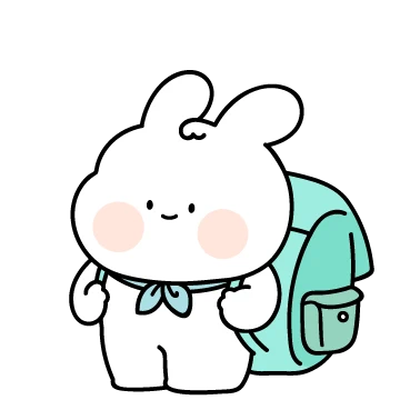 두근두근  심쿵발랄  하양토끼 하루