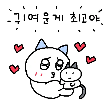 내 감정! 내 느낌! 귀여운게 최고야