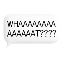 유노 왓? You가 Want하던 말풍선