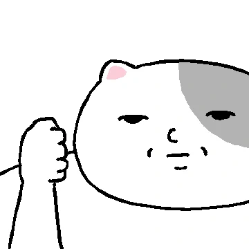 한 덩치하는 고양이