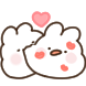 하트꽁냥 토끼커플