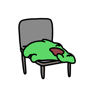 오두방정 초록개구리