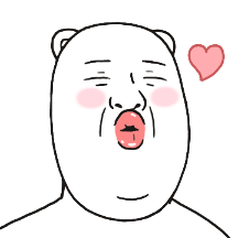 내 뽀뽀를 받아랏!