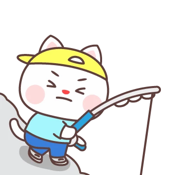 냥이는 낚시쪼아! 물고기 쪼아!