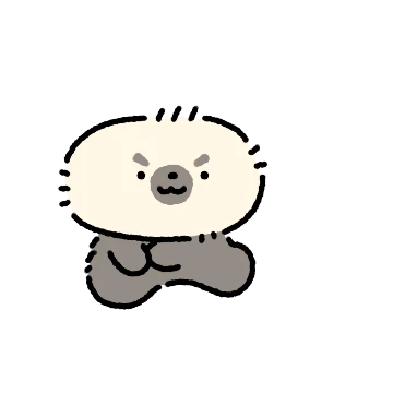 뽀쨕한 아기 해달 따롱이 2