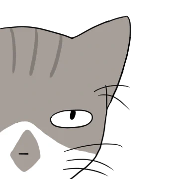 반전 고양이 삐용티콘