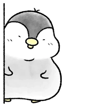 수줍어서.. 빼꼼 아기펭귄 포챠펭