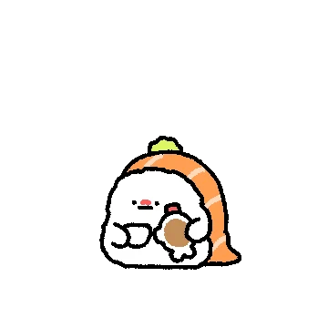 초밥을 못먹는데 만든 연어초밥티콘 2
