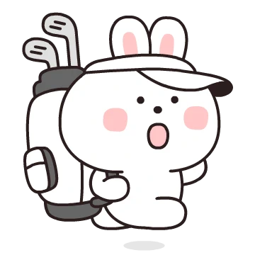 웃고있다! 멍하게! 골프