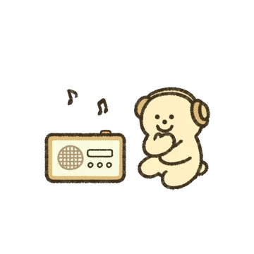 레트로 감성 아기끄곰