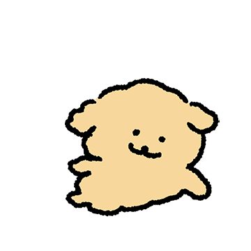 우물쭈물 푸들이