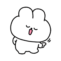 맞말 좋아하는 토끼 또깅이
