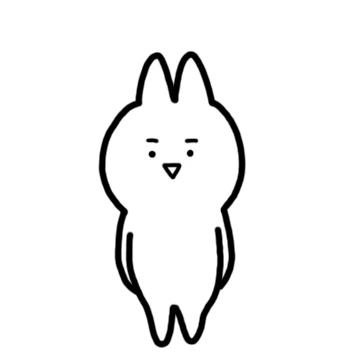 보기만해도 깔짝대는 토끼