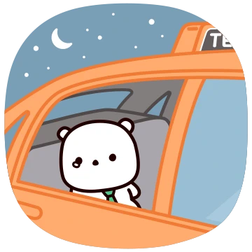 출근해요! 보통통한 강아지