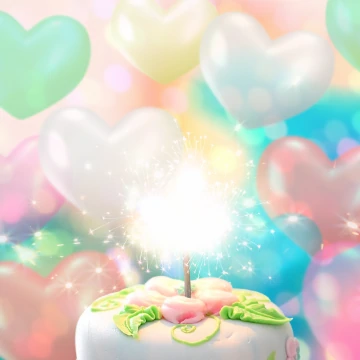 생일축하토퍼콘