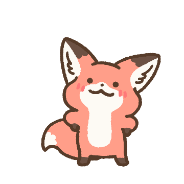 미니 보송보송 빨강여우