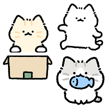 와글와글 미니 솜털냥이