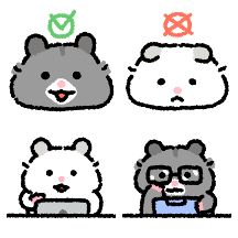 출근! 작은 포실포실 햄스터