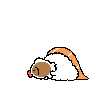 초밥을 못먹는데 만든 연어초밥티콘 3