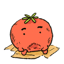 낡고 지친 토마토