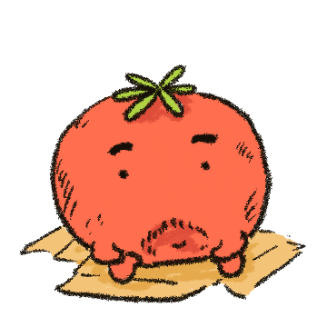 낡고 지친 토마토