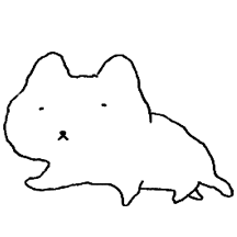 진짜 밋밋한 고양이