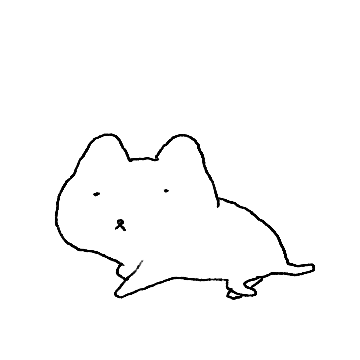 진짜 밋밋한 고양이