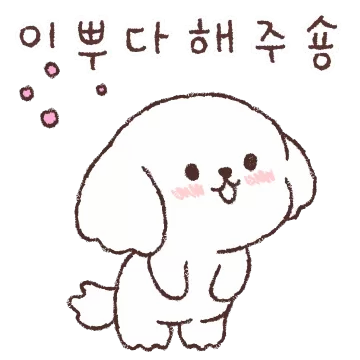 세숑 이뿌다 해주숑!
