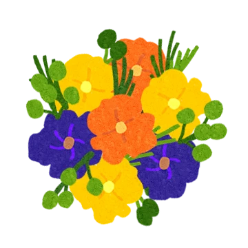 귀여워! 꽃다발!