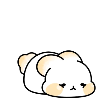 푹신푹신 커져라! 인절미토끼