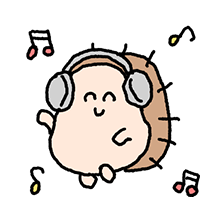미소를 잃지않는 고에요~슴도치