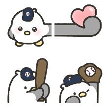 쪼꼬매진 미니 야구팬 갈맥이
