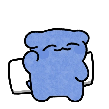 칠칠맞은 파란댕댕이!