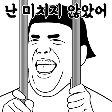 난 미치지 않았어
