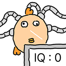 IQ 한자릿수 금붕어