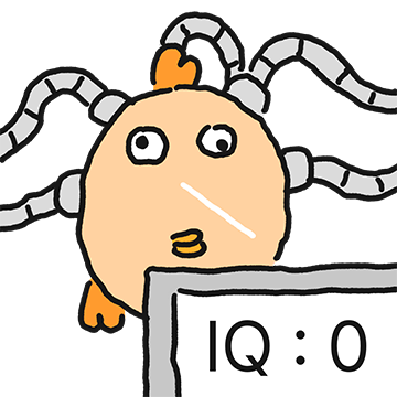 IQ 한자릿수 금붕어